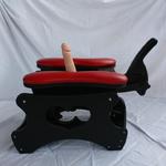 Unlike Monkey Rocker™ and Pleasure Rocker™, Funky Rocker™ lets you control the aim.  Dildo angle is adjustable whether your sitting forward, or "Cowgirl'n" it backwards- Yeee Haaa!  It's the only Buck'in Bronco that the goal is not stayin on, it's gettin off !